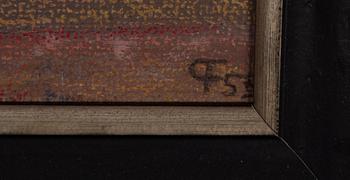 Per Fischer, "The fireplace wall in my dining room on Bragevägen".