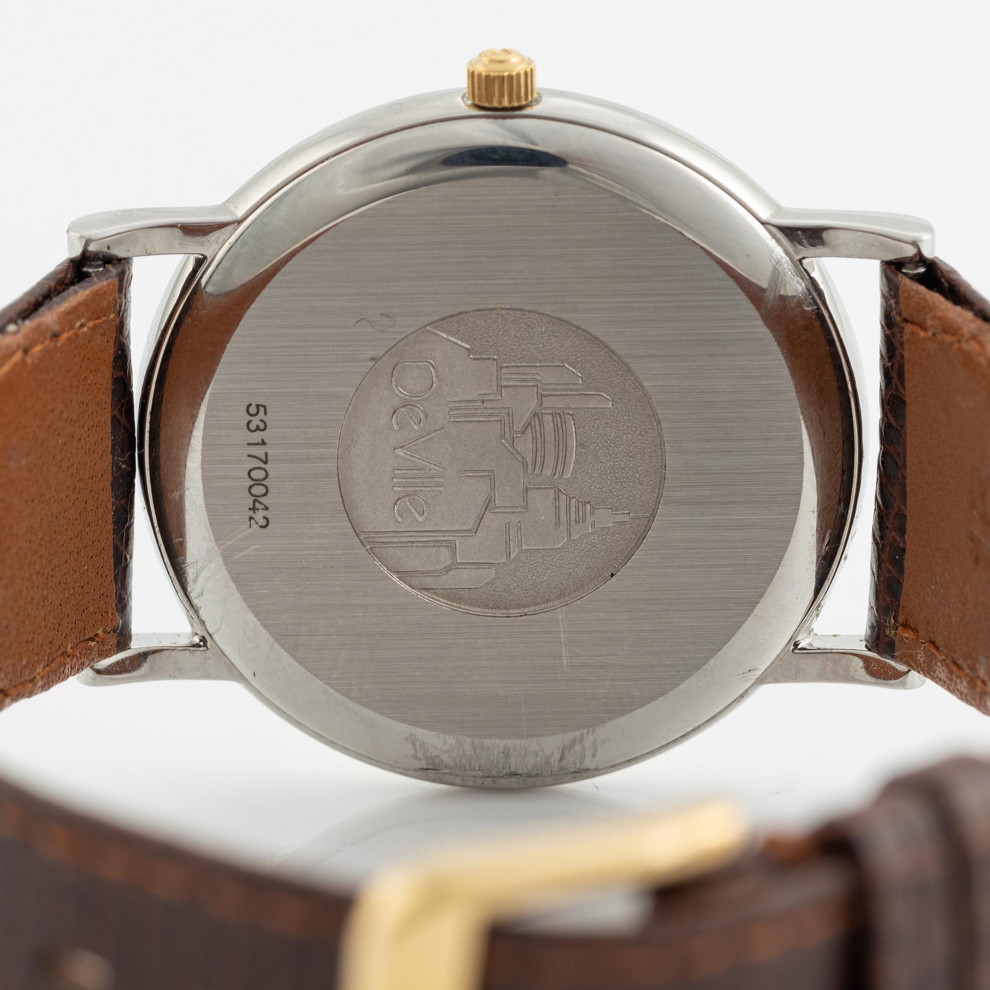 Omega, DeVille, wristwatch, 32,5 mm.