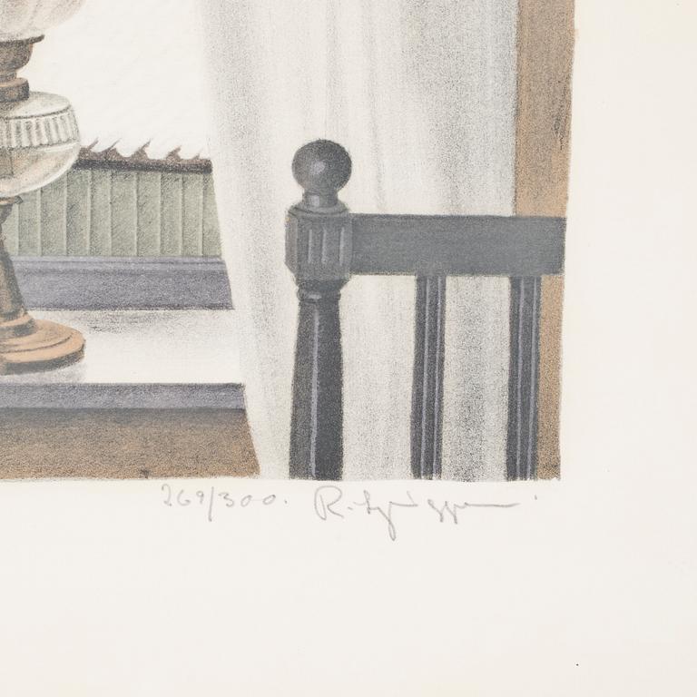 REINHOLD LJUNGGREN, färglitografier, 3 st, signerade och numrerade.