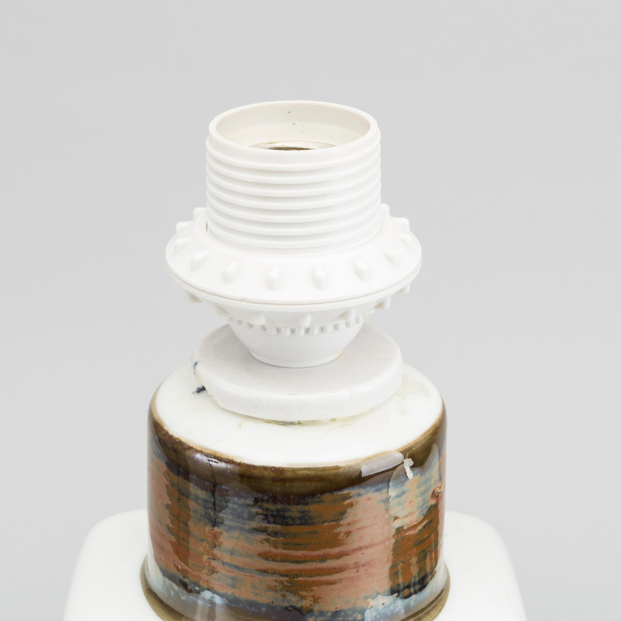 BORDSLAMPOR, ett par, porslin, Carl-Harry Stålhane, Rörstrand.