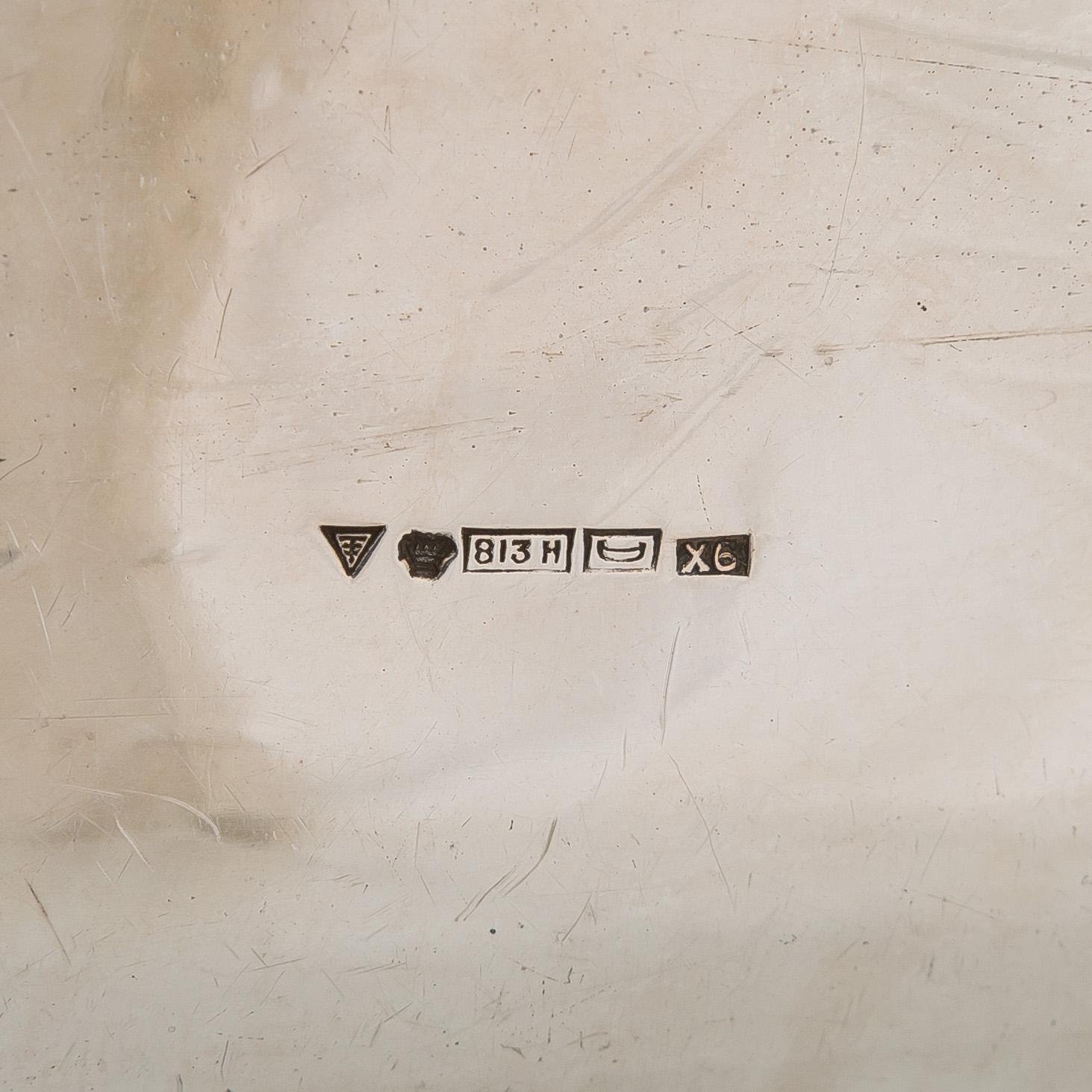 Tapio Wirkkala, Fat, silver, "Björnjakt", Tillander, Helsingfors 1951.