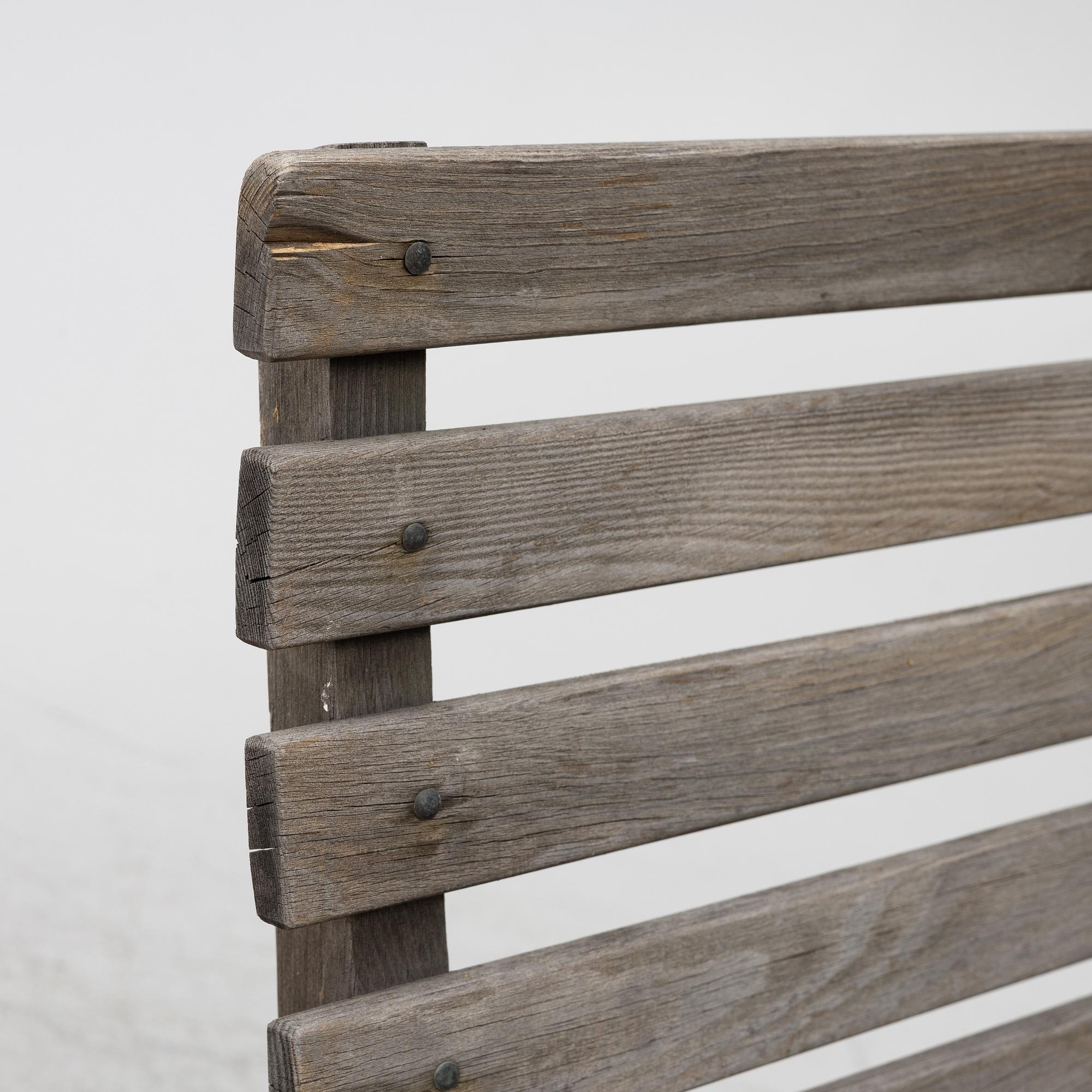 Carl Malmsten, Four 'Bergshamra' garden chairs.