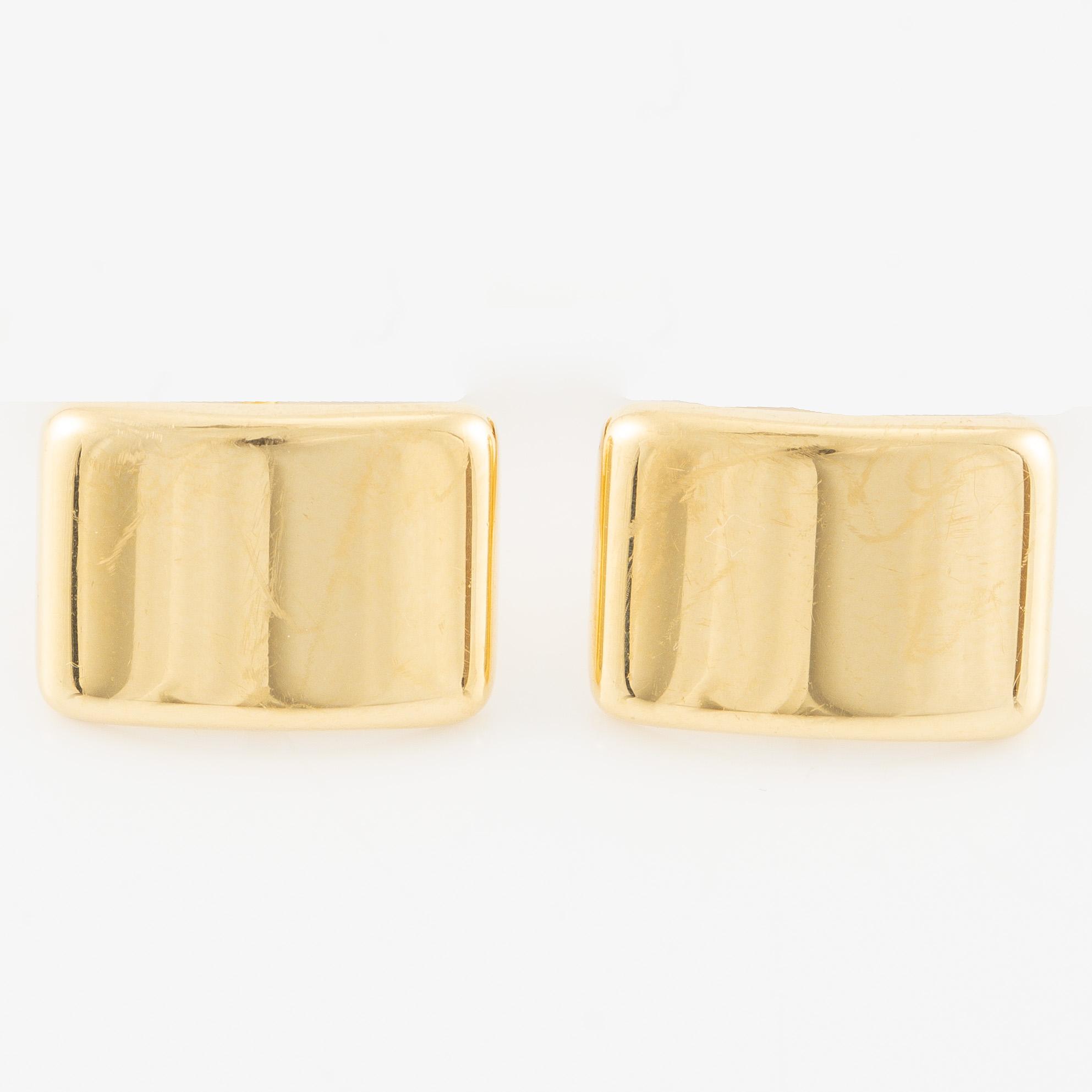 Manschettknappar, ett par, Victor Mayer, 18K guld.