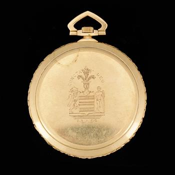 Dress watch, 18k gold, Paul Ditisheim, Solvil, 1930. total weight 62.8 g. 47mm.