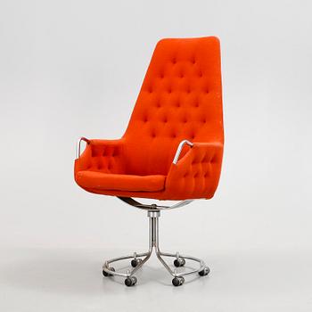 FÅTÖLJ, "Milton", Bruno Mathsson, 1900-talets andra hälft.