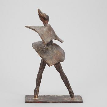 KAARINA TARKKA, skulptur, brons, märkt unicum, signerad och daterad 1989.