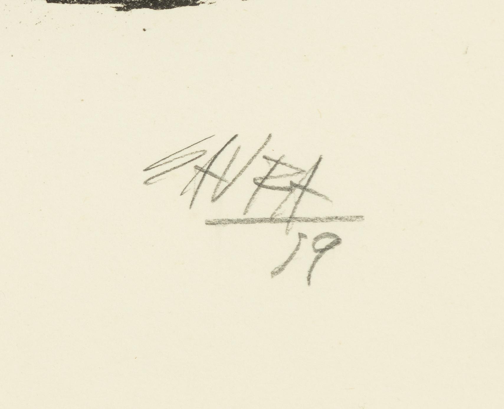 Antonio Saura, Utan titel.