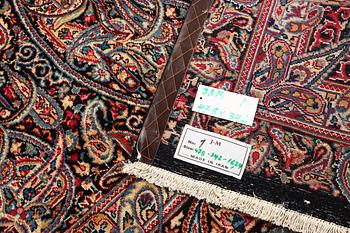 A Boteh pattern Kerman carpet, c. 475 x 342 cm.