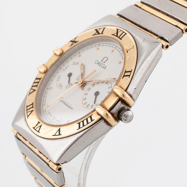 OMEGA, constellation, so called "Owl", wristwatch, 34 mm.