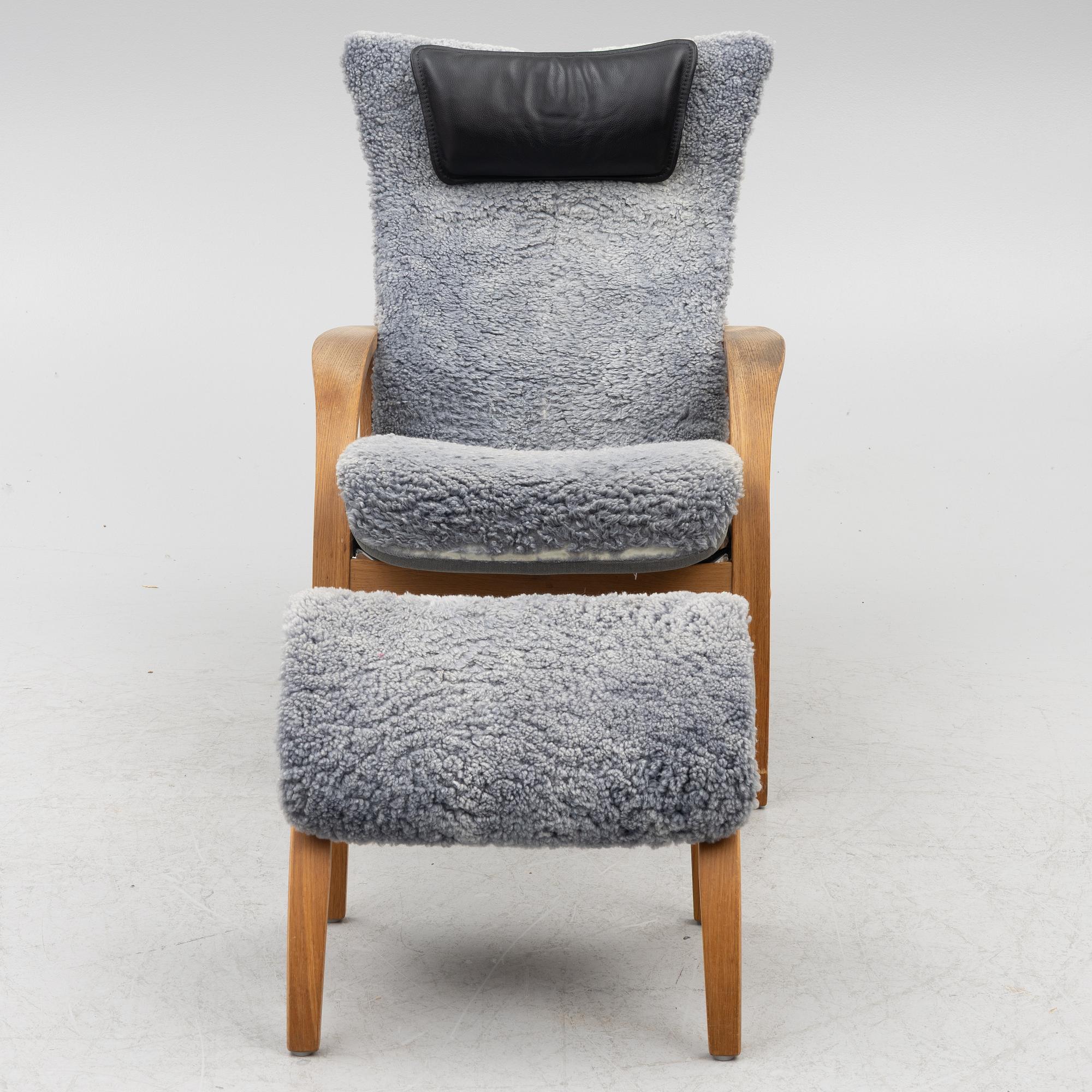 Armchair with footstool, "Delta Adventure", Brunstad AS, Norway.
