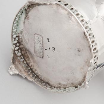 A Swedish Late Gustavian Silver Coffee Pot, mark of Olof Hellbom, Stockholm 1798.