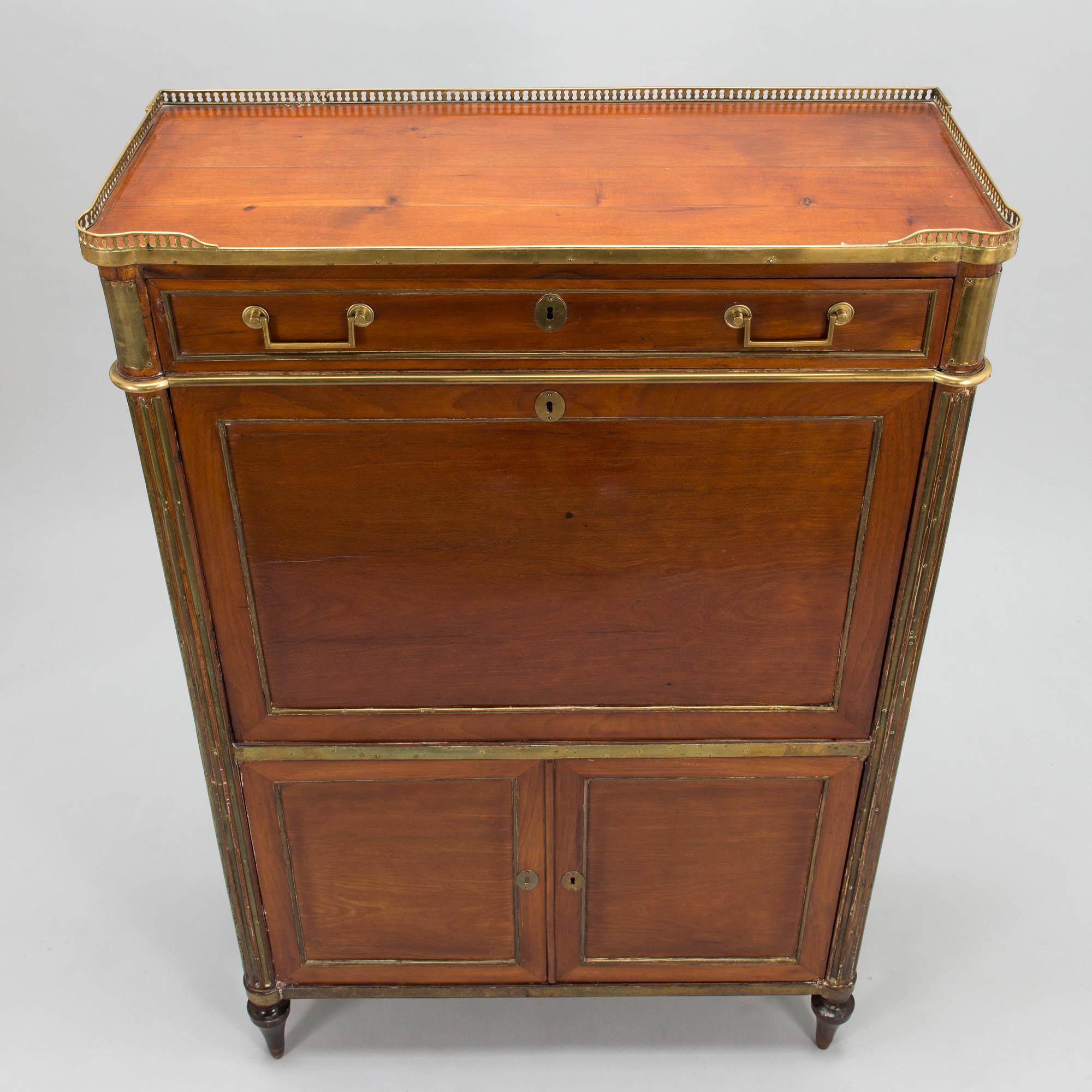Sekretär, direktoar-stil (Frankrike 1795-1799).