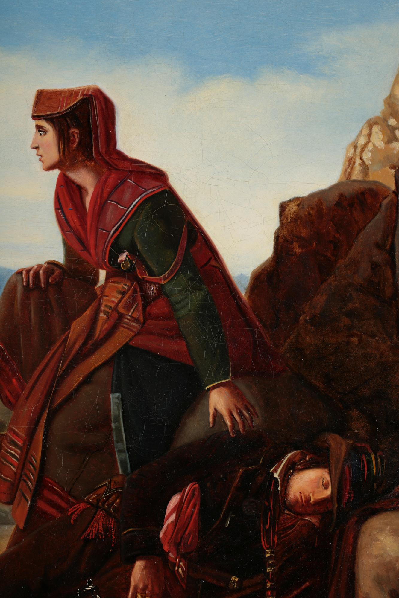 LOUIS LEOPOLD ROBERT, tillskriven, olja på duk, ej signerad.