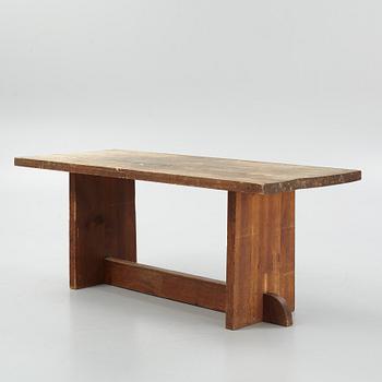 Axel Einar Hjorth, a stained pine 'Lovö' table, Nordiska Kompaniet, Sweden 1930s.