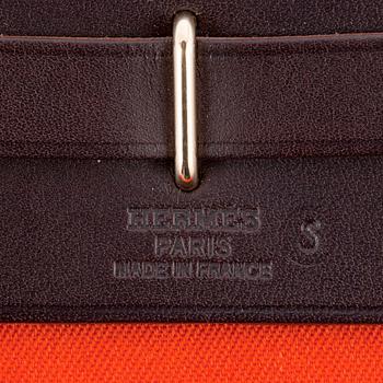 HERMÈS, a orange and red exchangeable shoulder bag, "Herbag TPM".