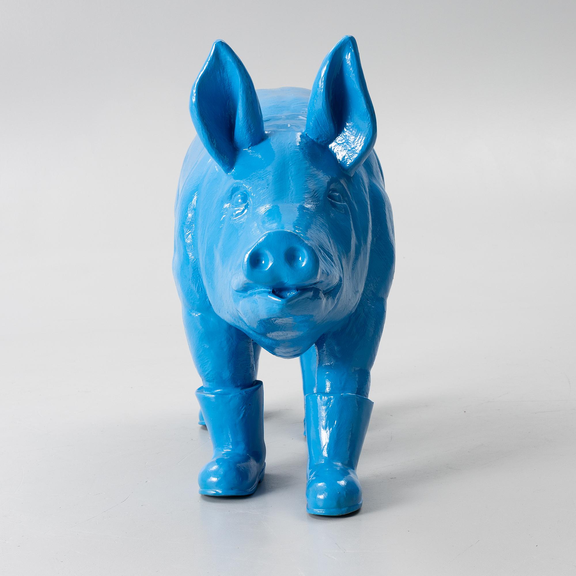 William Sweetlove, "Cloned blue father pig".