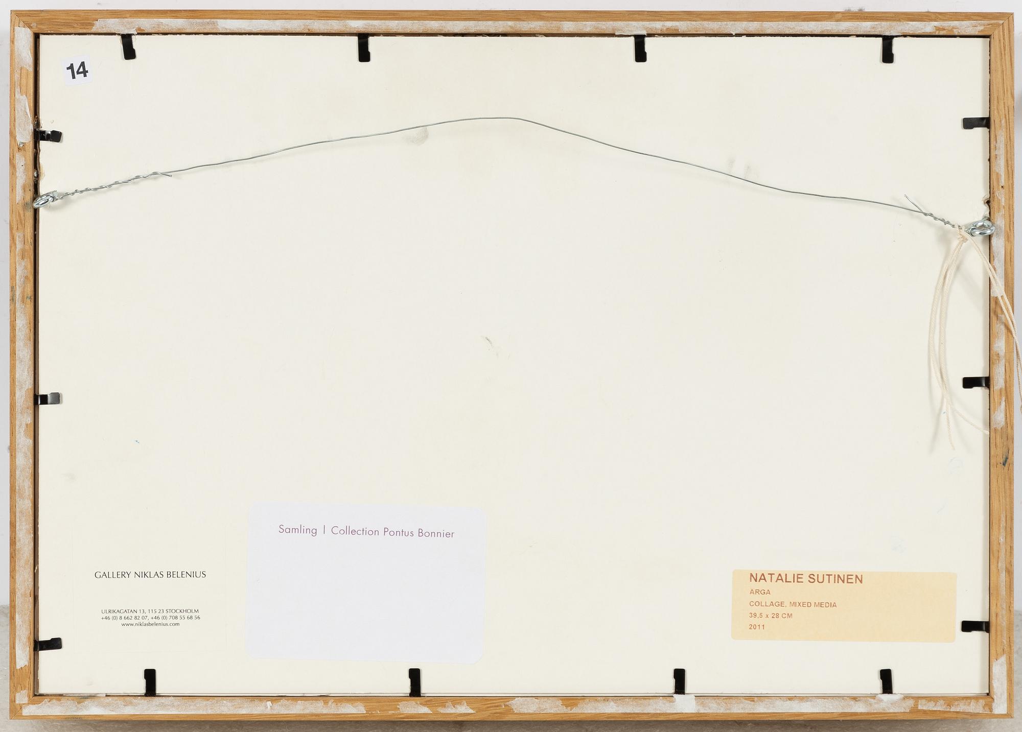 Natalie Sutinen, "Ärga".