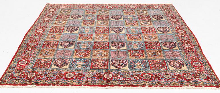 A Qum, semi antique, c. 284 x 226 cm.