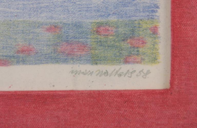 SVANBERG, MAX WALTER. Färglitografier, 2 st, sign o numr 30/100 resp 221/260.