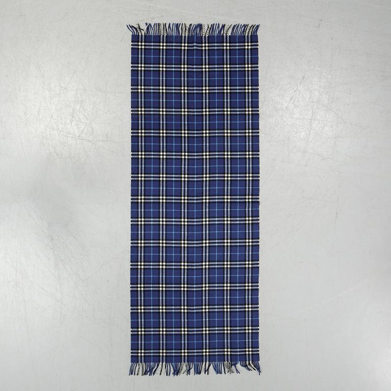 Burberry, a wool and cashmere shawl.