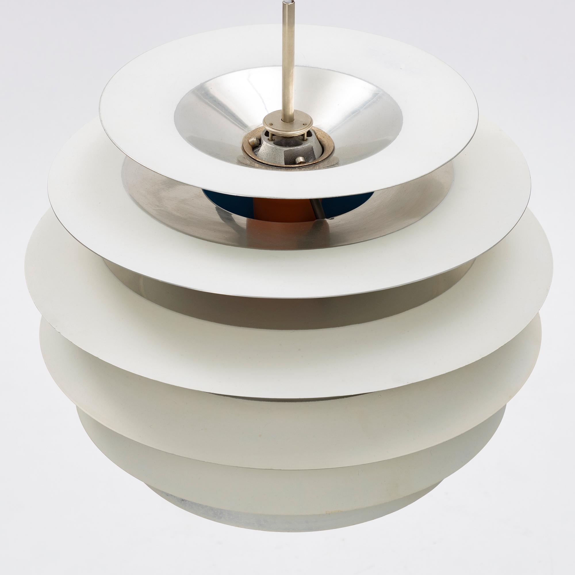 Poul Henningsen, a "PH Kontrast" ceiling lamp, Louis Poulsen, Denmark.
