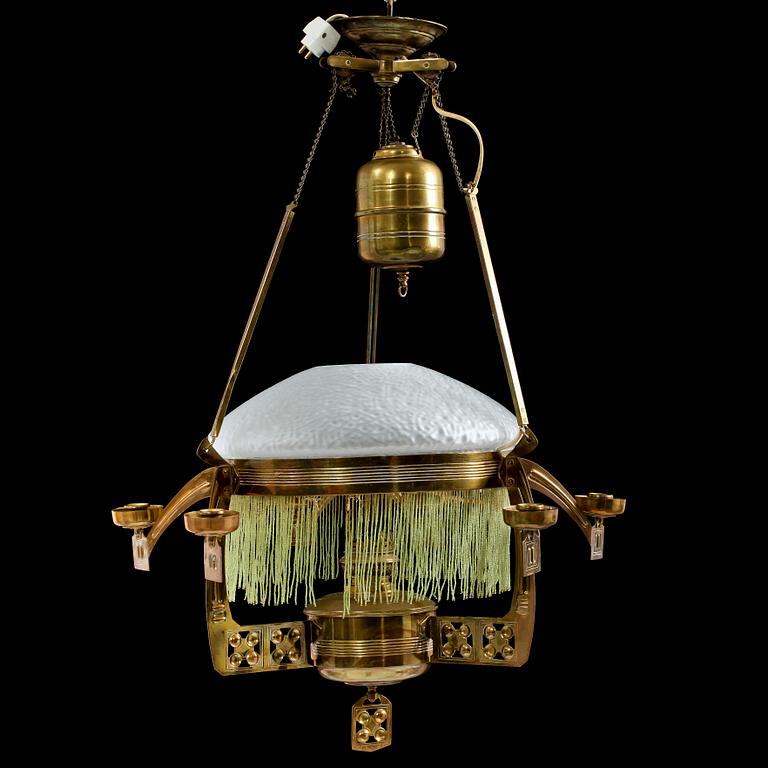 TAKFOTOGENLAMPA, jugend, 1900-talets början, h ca 80.