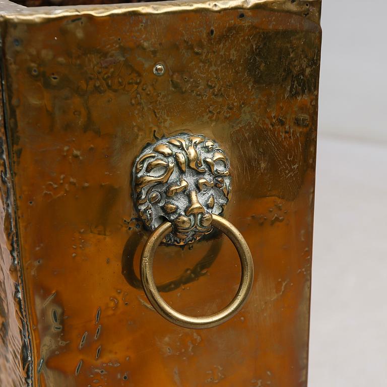 PARAPLYSTÄLL, mässing, England, 1900-talets första hälft.