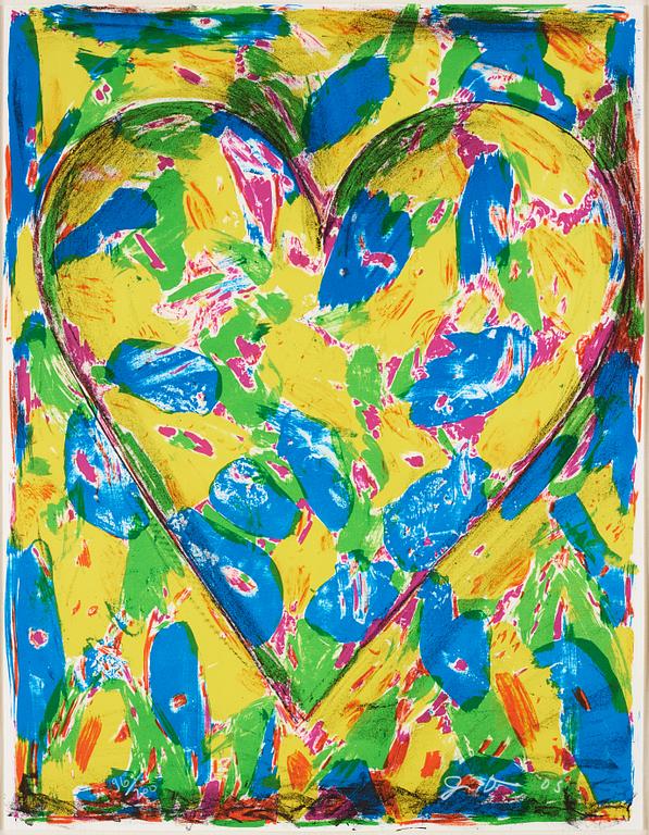 Jim Dine, ”The Blue Heart”.