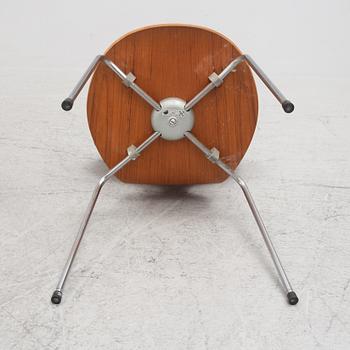 Arne Jacobsen, stolar, 4 st, "Myran", Fritz Hansen, Danmark 1963-64.