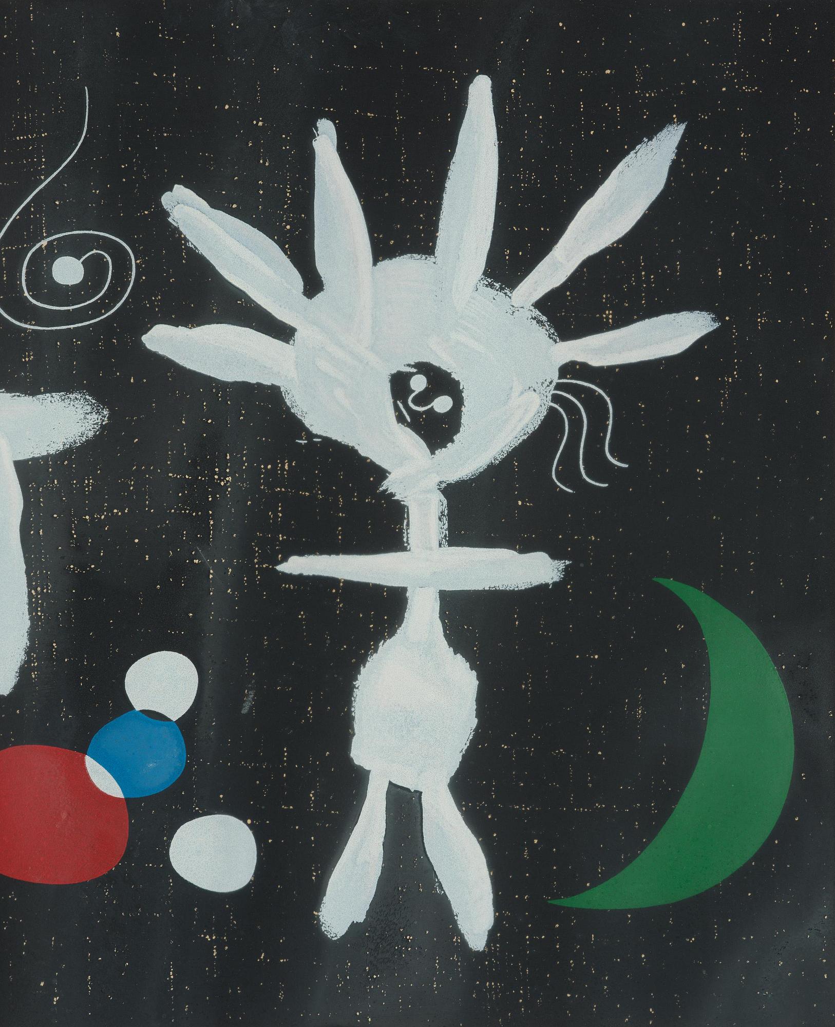 Joan Miró, after, "La Rosée Matinale au Clair de la Lune".