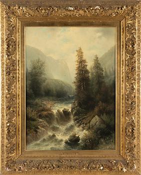 Rudolf Giffinger, oil on panel, signed.