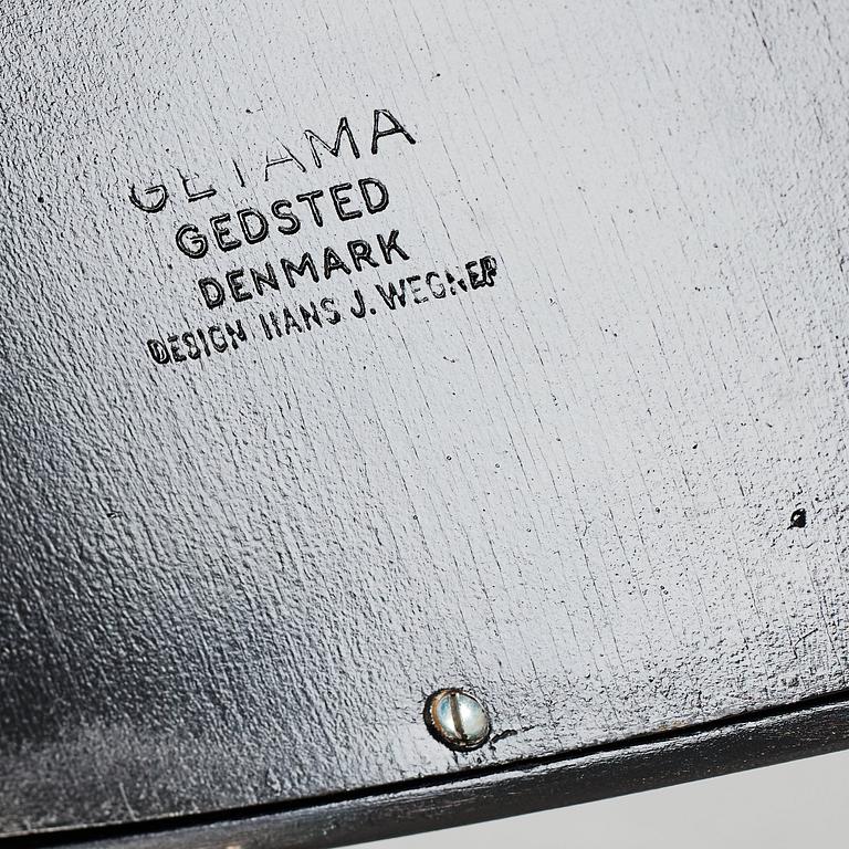 HANS J WEGNER, 6+3+1 stolar "Politiken", Getama, Danmark.