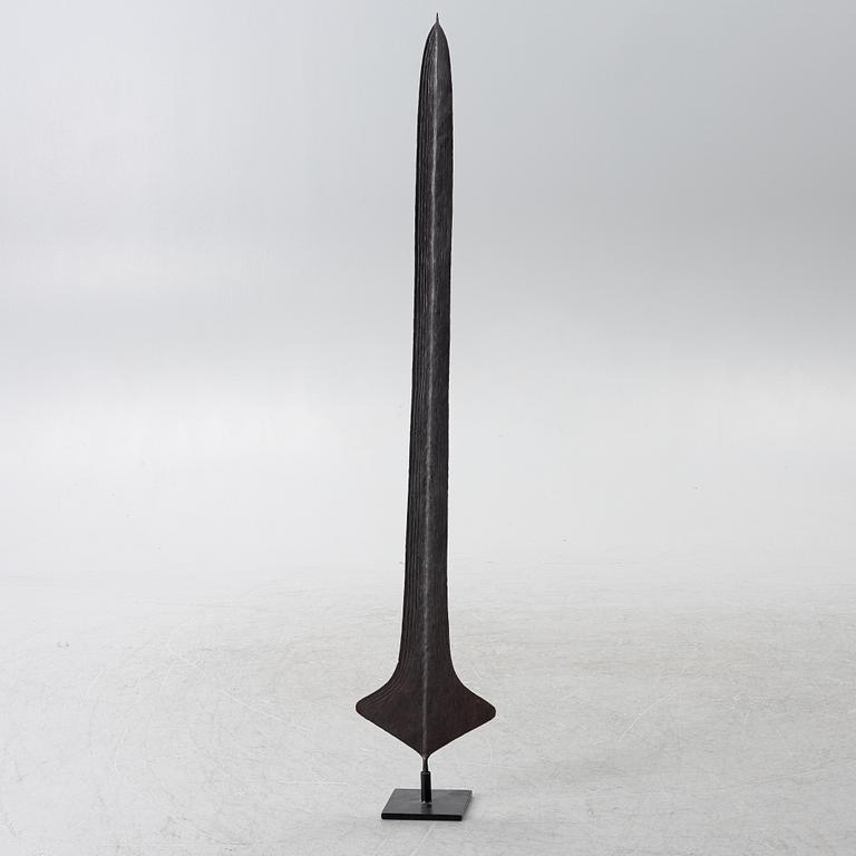 Svärdsklinga "Sword currency", Topoke eller närliggande Kongo, 18/1900-tal.
