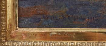 WILHELM BEHM, olja på duk, sign o dat 1915.