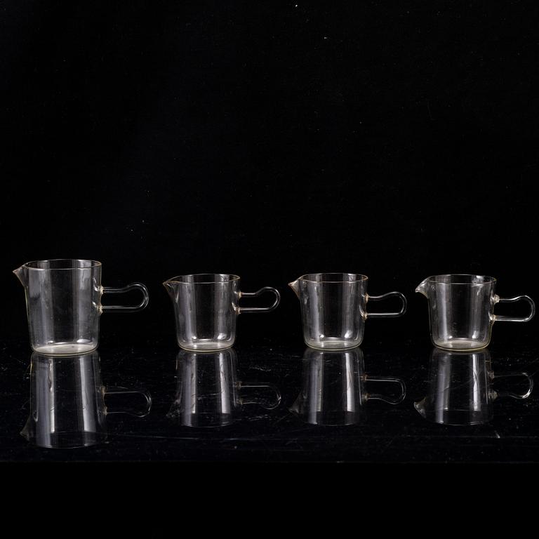 WILHELM WAGENFELD,  glasservis, 11 delar, Jenaer Glaswerk, Schott & Gen, Tyskland.