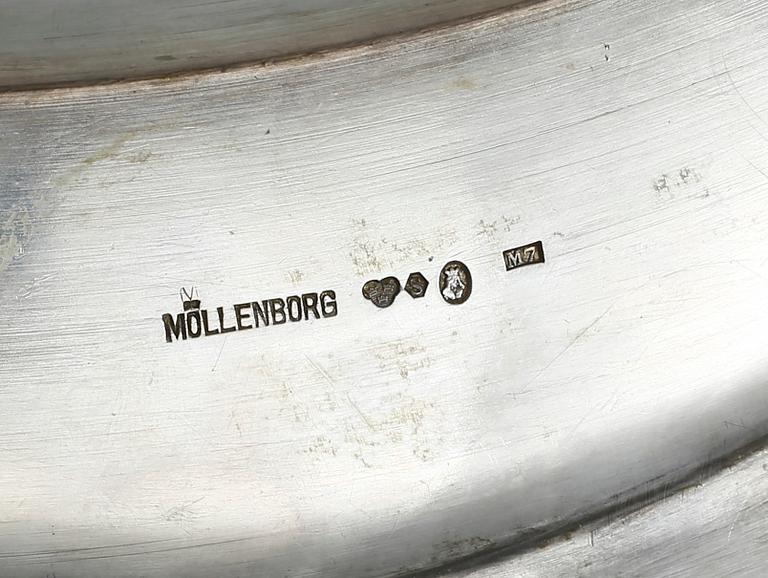 FAT, silver, Möllenborg, Stockholm 1914. Vikt ca 1018 gram.