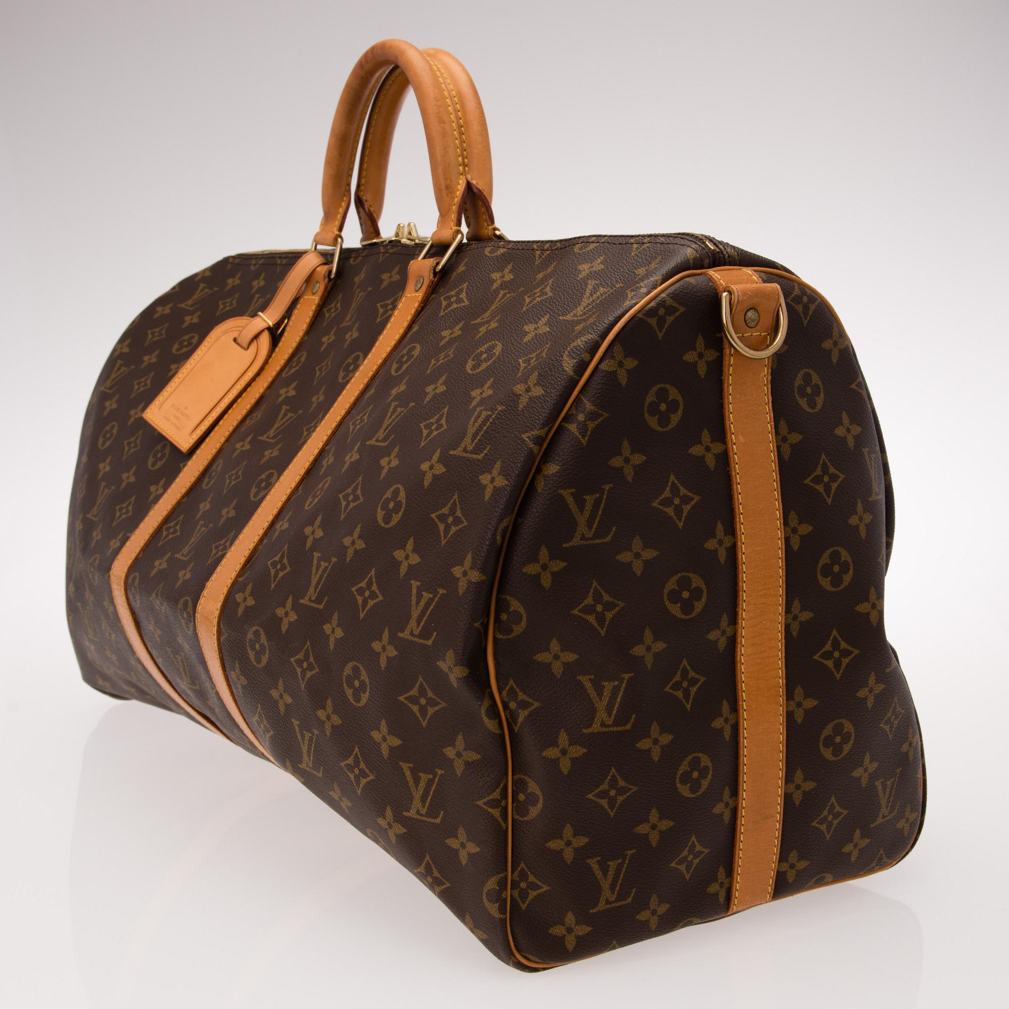 LOUIS VUITTON, "Keepall Bandouliere 55", LAUKKU.
