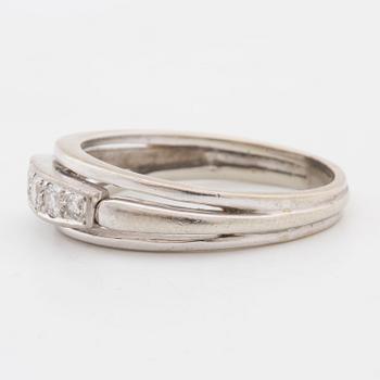 RING, med briljantslipade diamanter ca 0.20 ct.