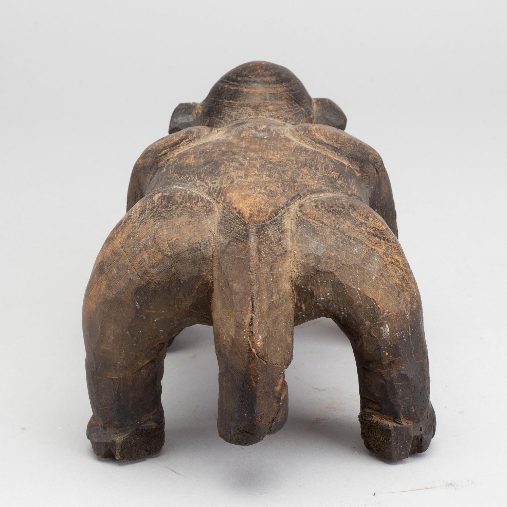 A ANIMAL SHAPED STOOL. West Africa.