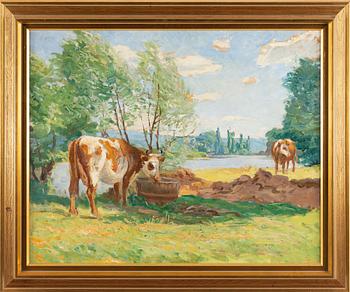 Carl Trägårdh, attributed to, unsigned. Canvas 64.5 x 80 cm.