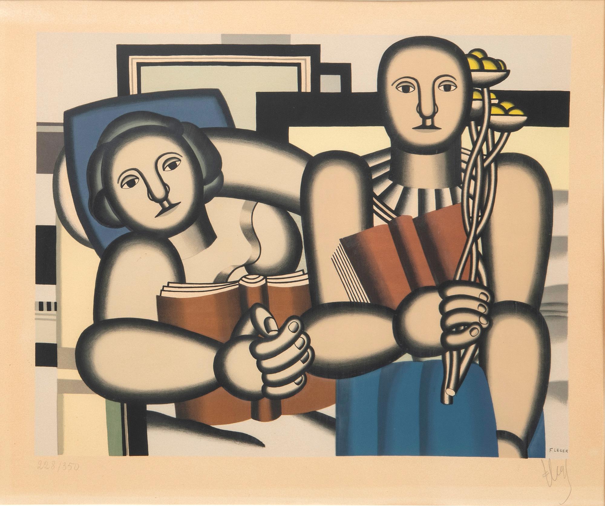 Fernand Léger,  lithograph signed and nubmered 228/350.