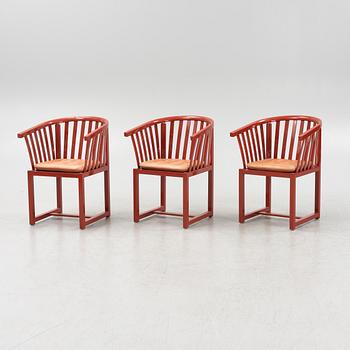 Åke Axelsson, karmstolar, 3 st, "Vaxholmaren", Gärsnäs.