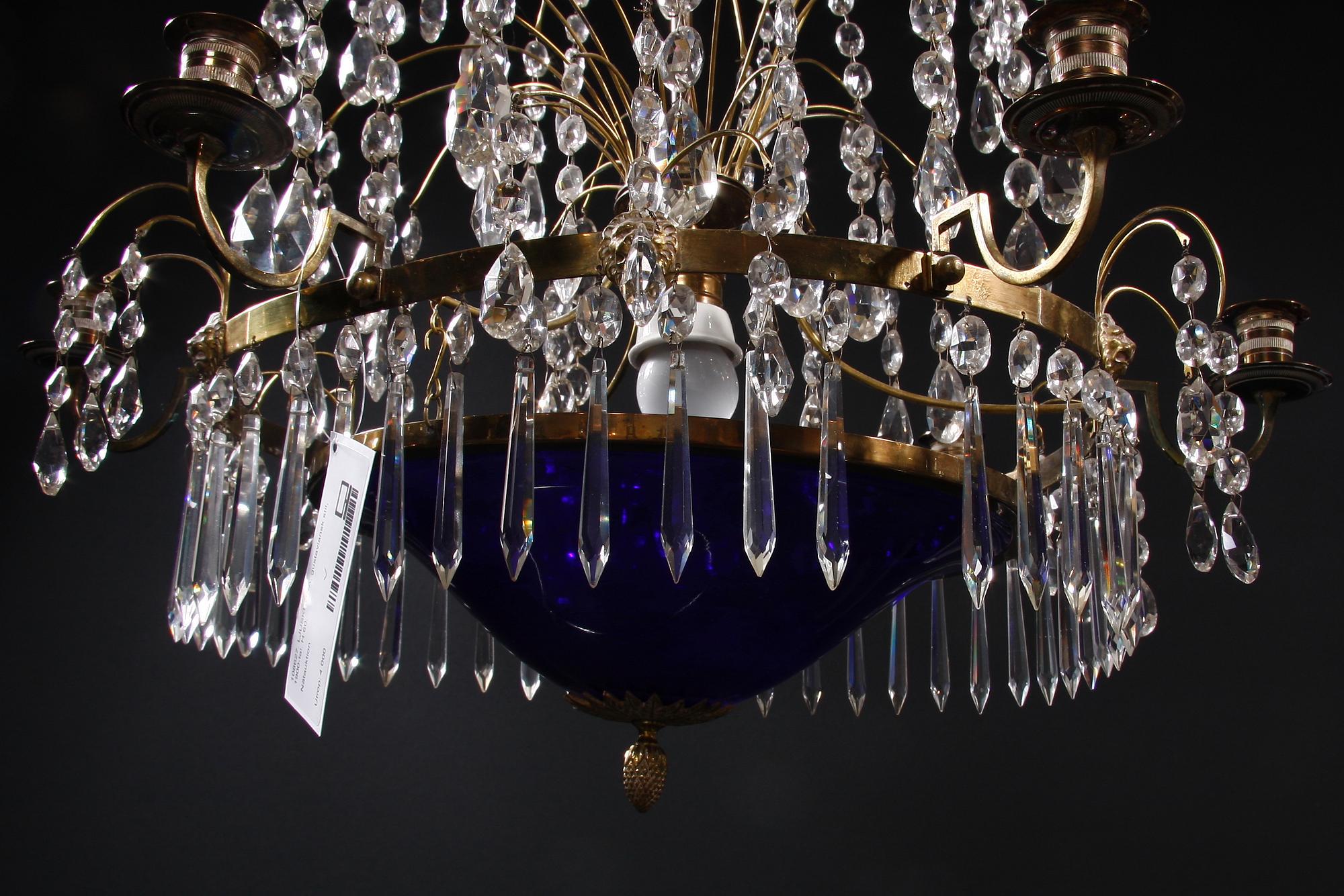 LJUSKRONA, gustaviansk stil, 1900-tal. H 60.