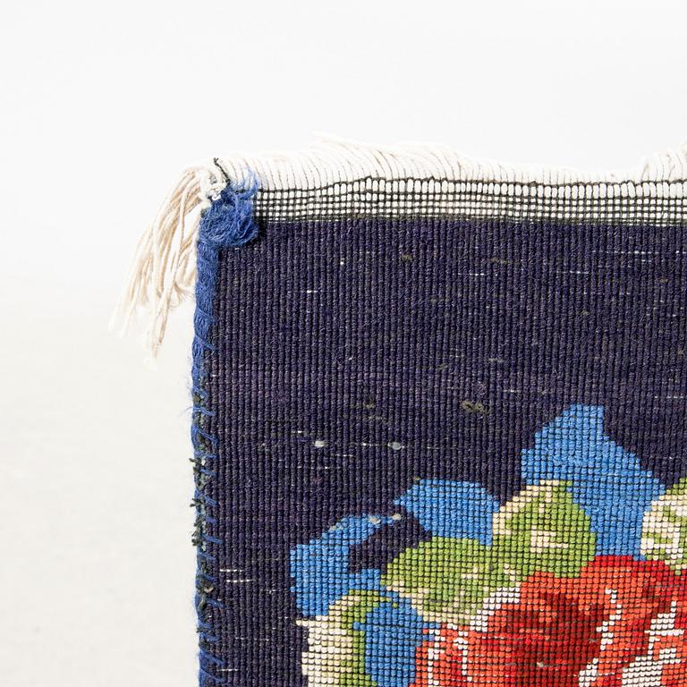 Matta Täbris "Gol-e-farangi" old/semiantik ca 55x34 cm.