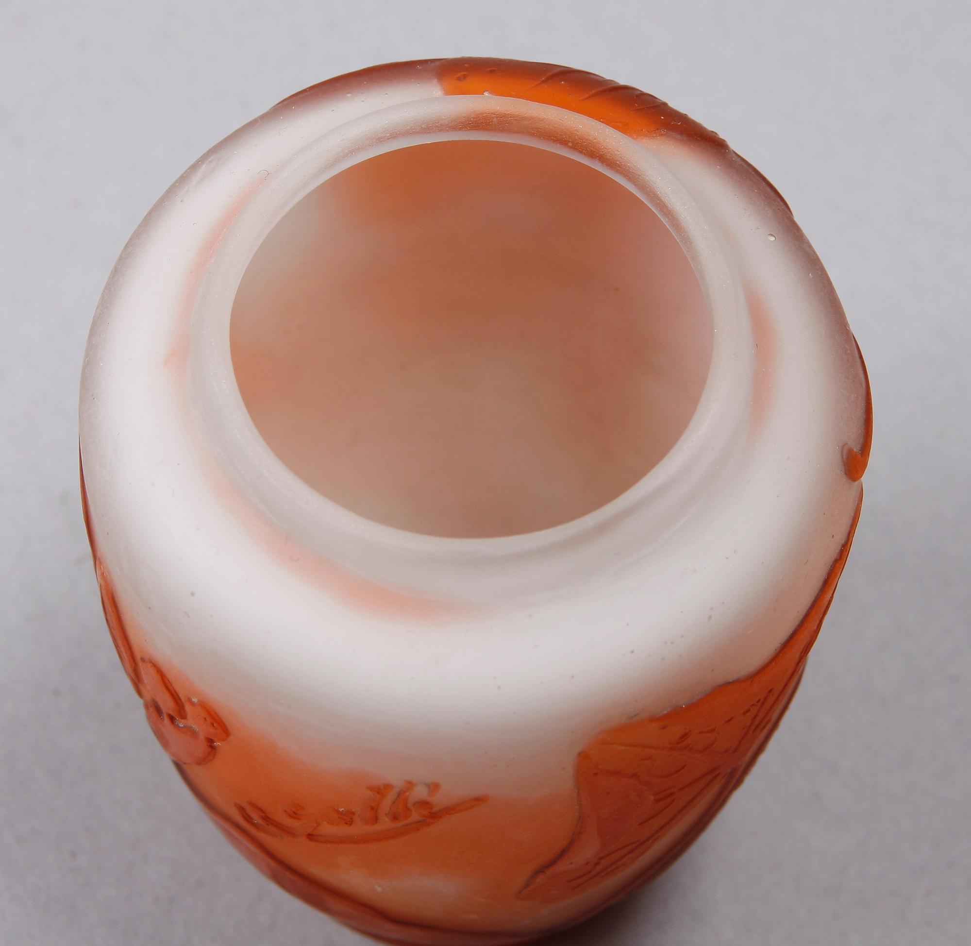 VAS, glas, Emile Gallé, jugend. 1900-talets första hälft.