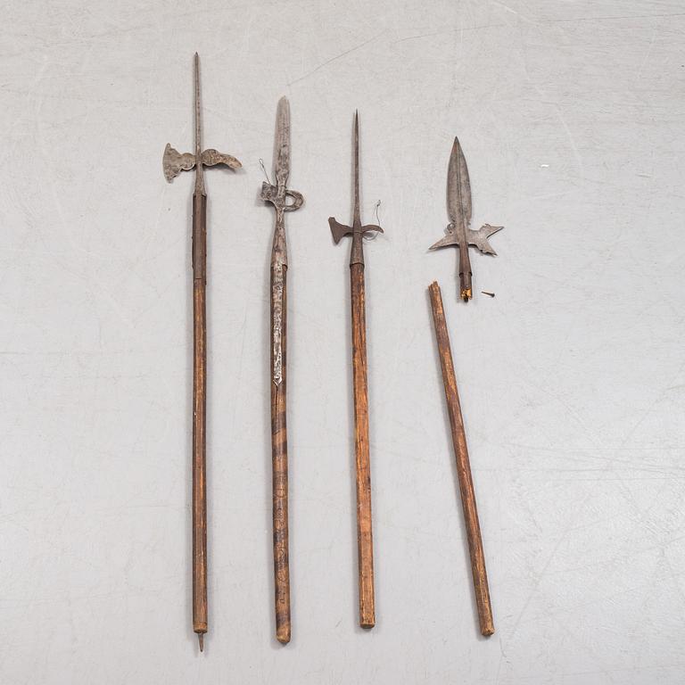 4 16/17th century polearms.