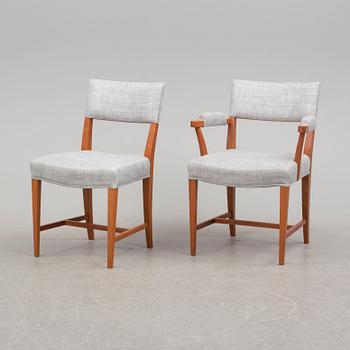 12+2 model 695 chairs by Josef Frank for Firma Svenskt Tenn.