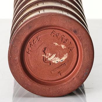 Wilhelm Kåge, a 'Farsta' stoneware vase, Gustavsberg studio, Sweden 1950.