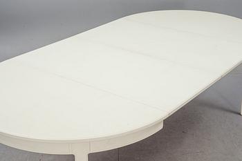 MATSALSMÖBLEMANG, 9 delar, "Herrgården", Carl Malmsten, Bodafors, märkta.