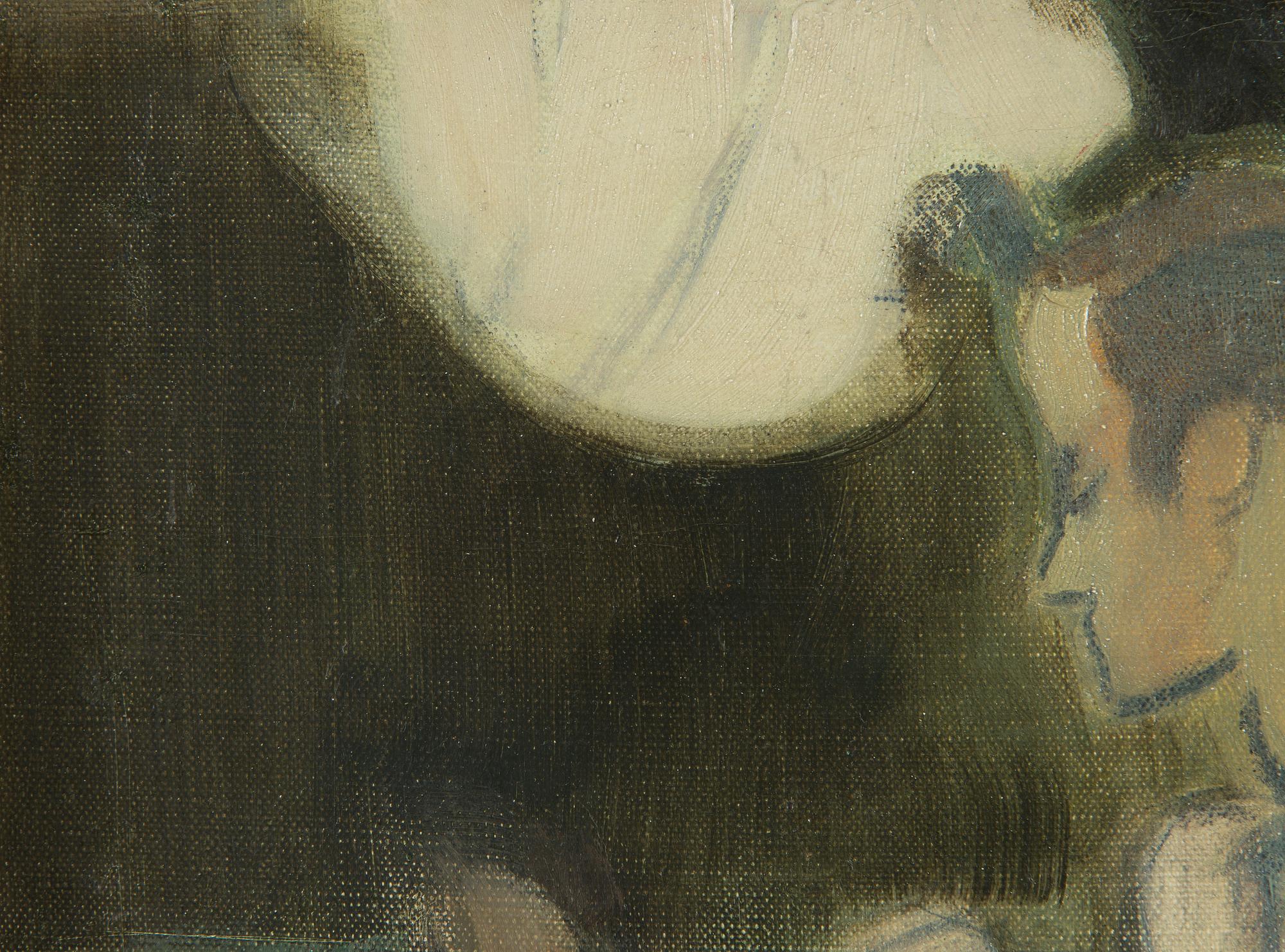 Helene Schjerfbeck, Music (Ingeborg on the Balcony).